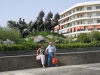 Jerez de la Frontera Papa und Tochter Jerez de la Frontera Papa und Tochter